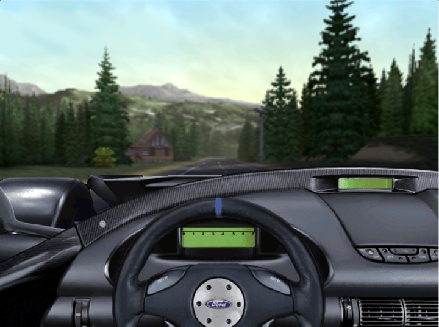 Need For Speed Hot Pursuit Ford Indigo interior view