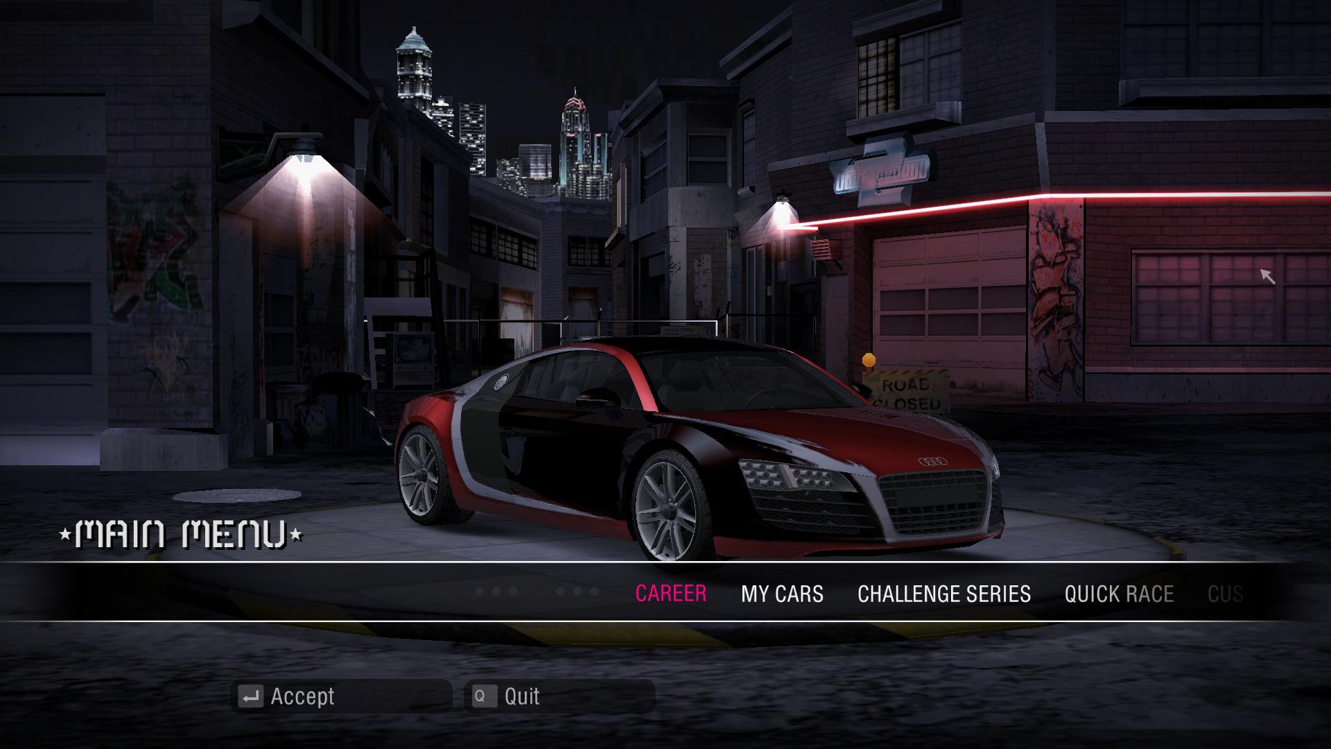 Need For Speed Carbon NFSC: U2 Garage Pack
